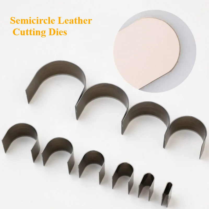 Leathercraft Japan - Набор из 10 шт. полукруглых вырубных