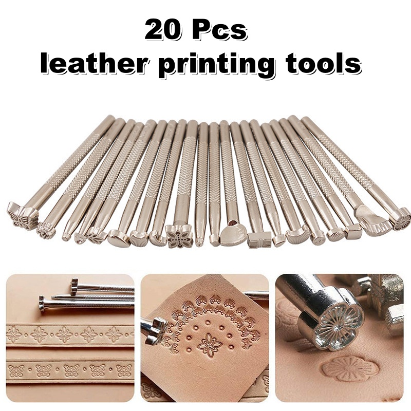 Leather Work Organiser - Набор из 20 инструментов для тиснения