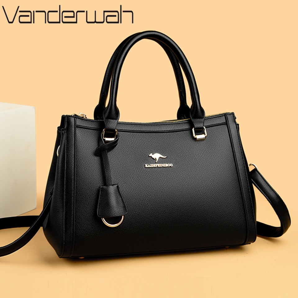 Leather Work Handbags For Women - Сумка-тоут через плечо из мягкой искусственной