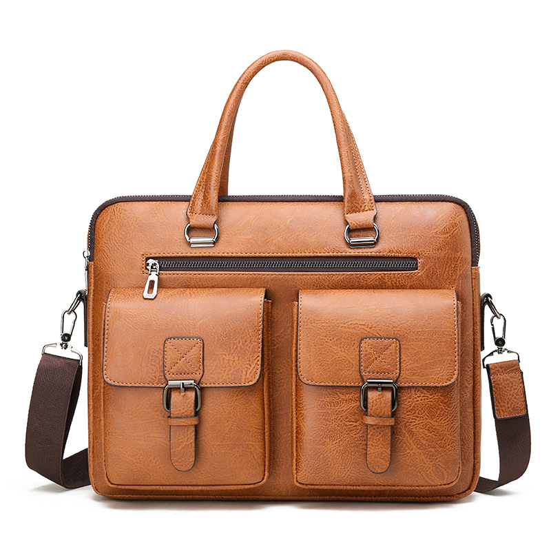 Leatherwork Bag - Роскошный брендовый деловой портфель для мужчин,