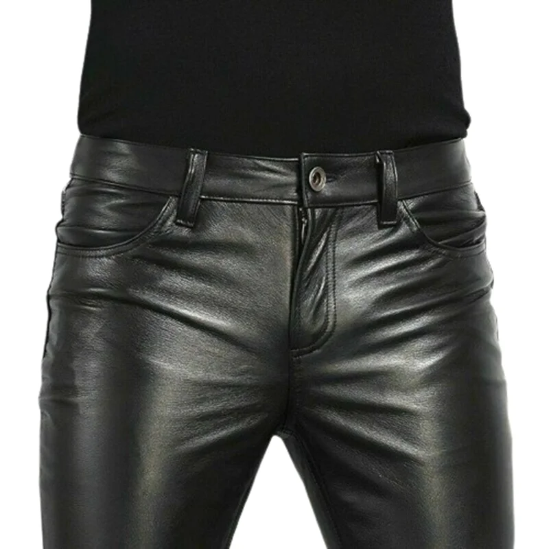 Leather Work Pants - Выбор брюк из искусственной кожи, мужские