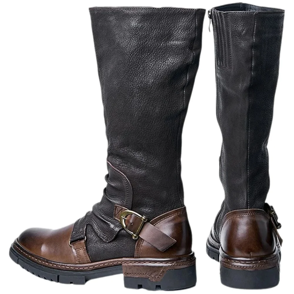 Leather Work Pants - Мужская обувь из искусственной кожи в