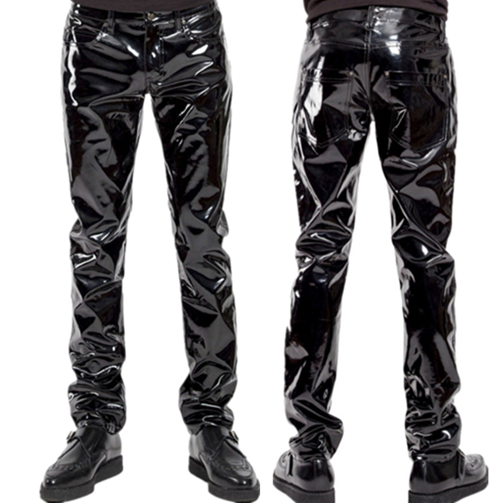 Leather Work Pants - Брюки мужские из ПВХ и латекса,