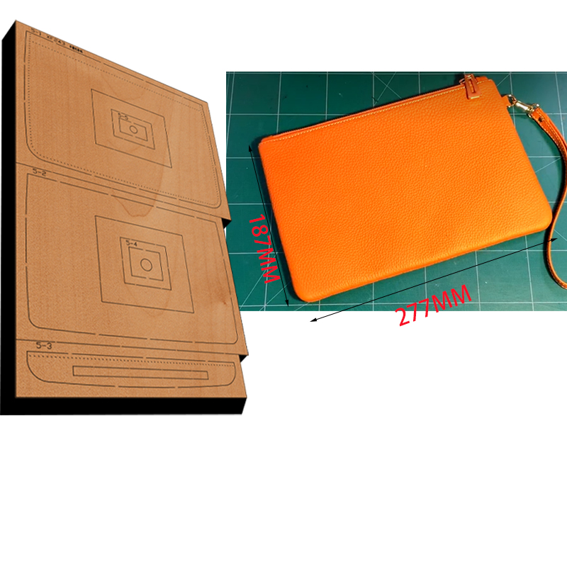 Leathercraft Japan - Новый японский стальной деревянный клатч на