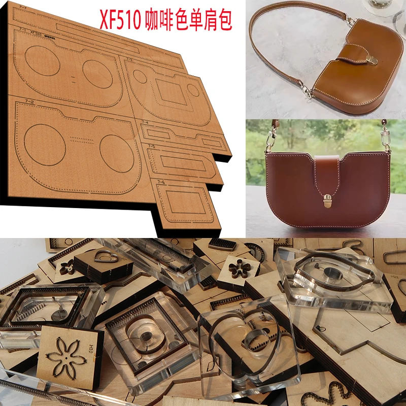Leathercraft Japan - Сумка на одно плечо, дырокол для
