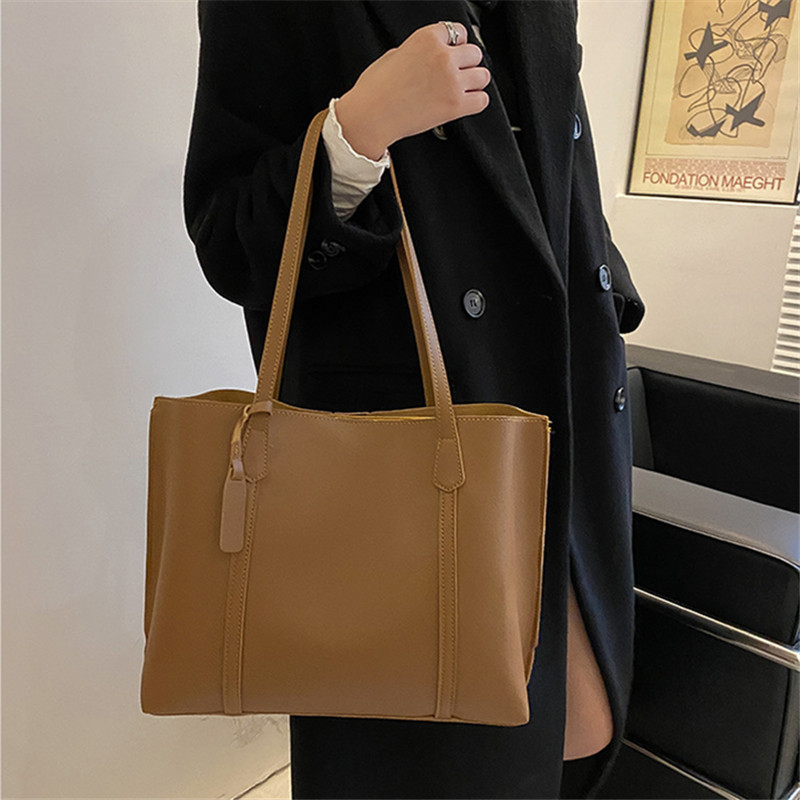 Классическая черная сумка-тоут – обзор и цена Leather Work Handbags For Women