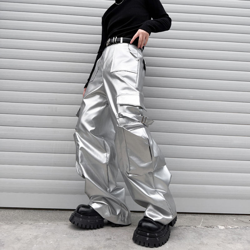 Серебряные кожаные брюки мужск – обзор и цена Leather Work Pants