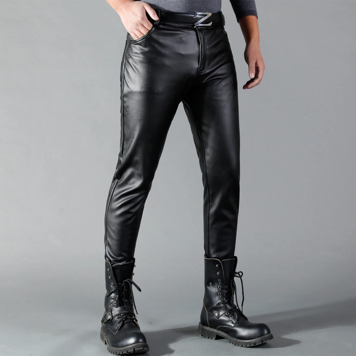 Мужские кожаные брюки, облегаю – обзор и цена Leather Work Pants