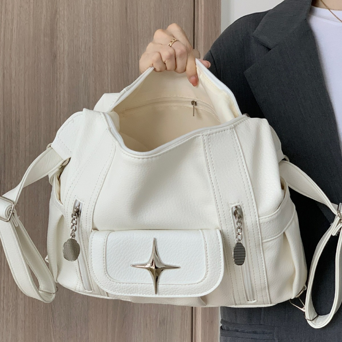 Женская красивая сумка, модная – обзор и цена Leather Work Bag Women