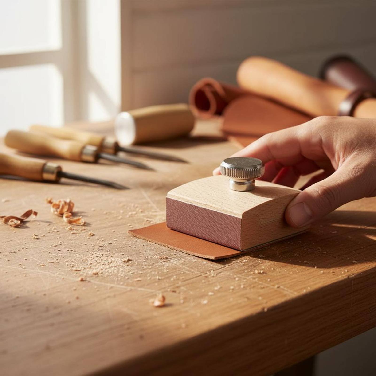 Блок для шлифовки кожаных изде – обзор и цена Leatherworker Block
