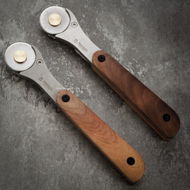 Малый металлический роликовый  – обзор и цена Round Knife Leatherwork