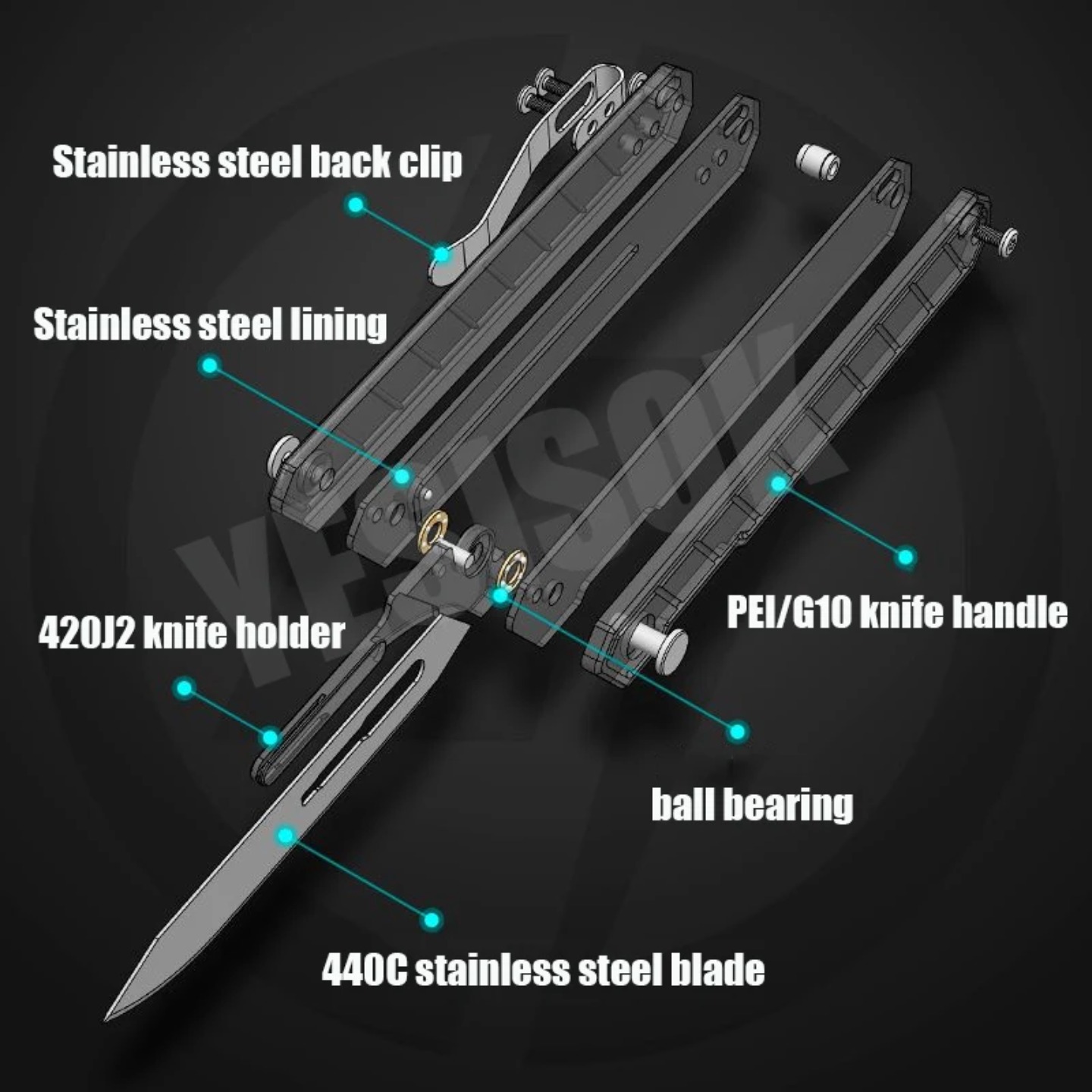 Новый нож со сменным лезвием и – обзор и цена Leatherwork Knife