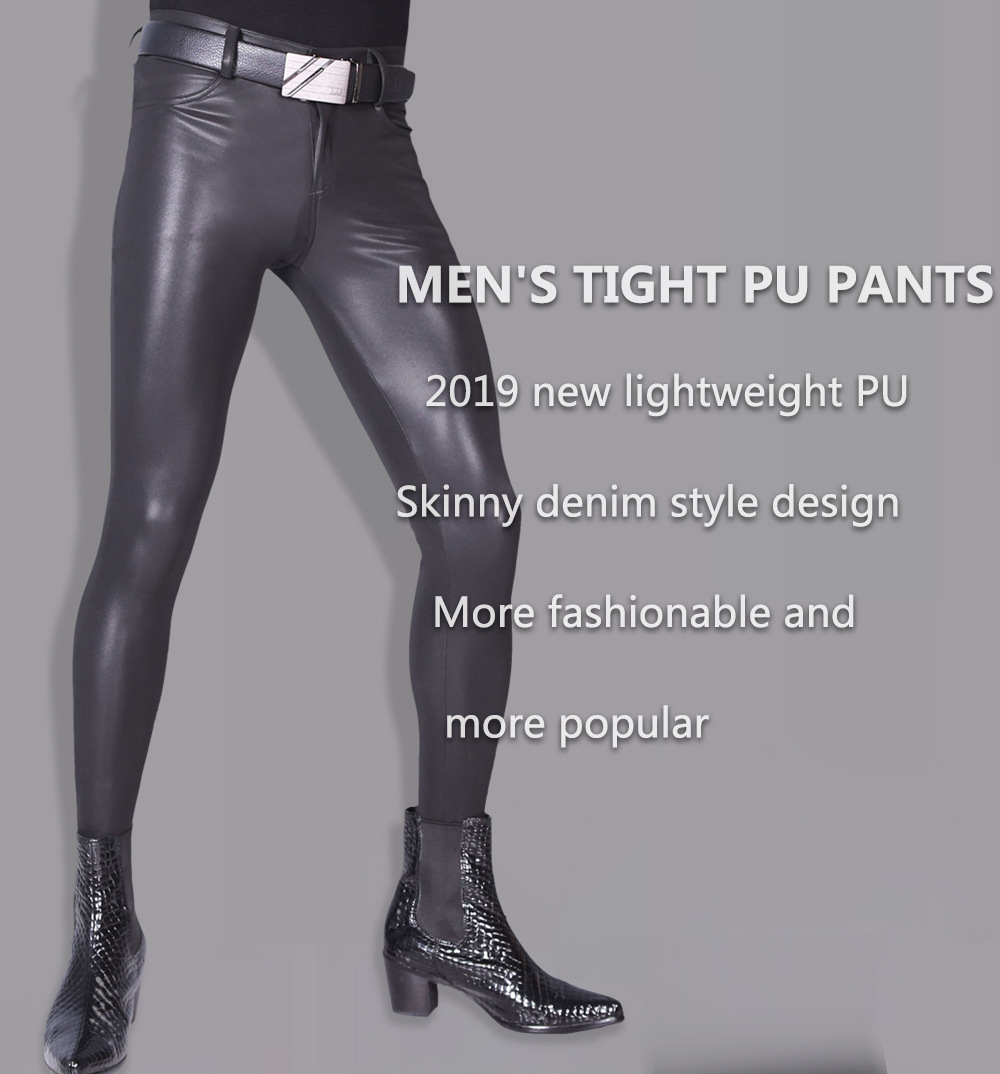 Модные узкие джинсы, сексуальн – обзор и цена Leather Work Pants