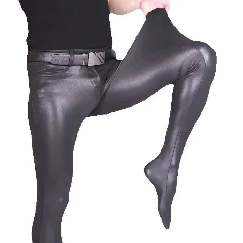Модные узкие джинсы, сексуальн – обзор и цена Leather Work Pants