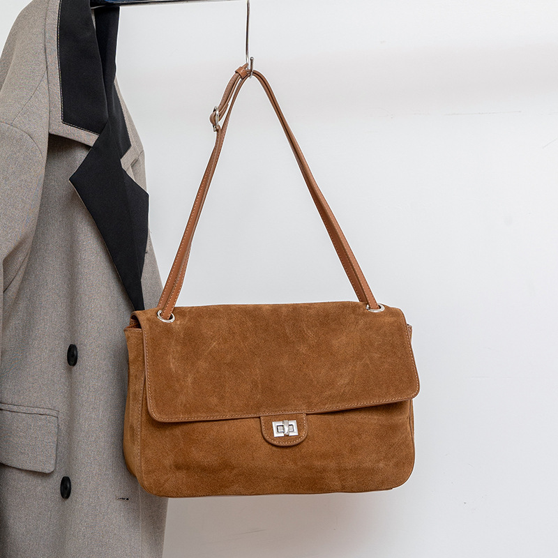 Натуральная замшевая сумка чер – обзор и цена Leather Work Handbags For Women
